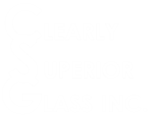 Clearly Superior Glass Logo 2 White Trans Bg